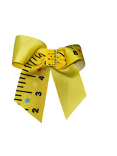 Cargar imagen en el visor de la galería, Back to school cheer bow / moños / ruler bow