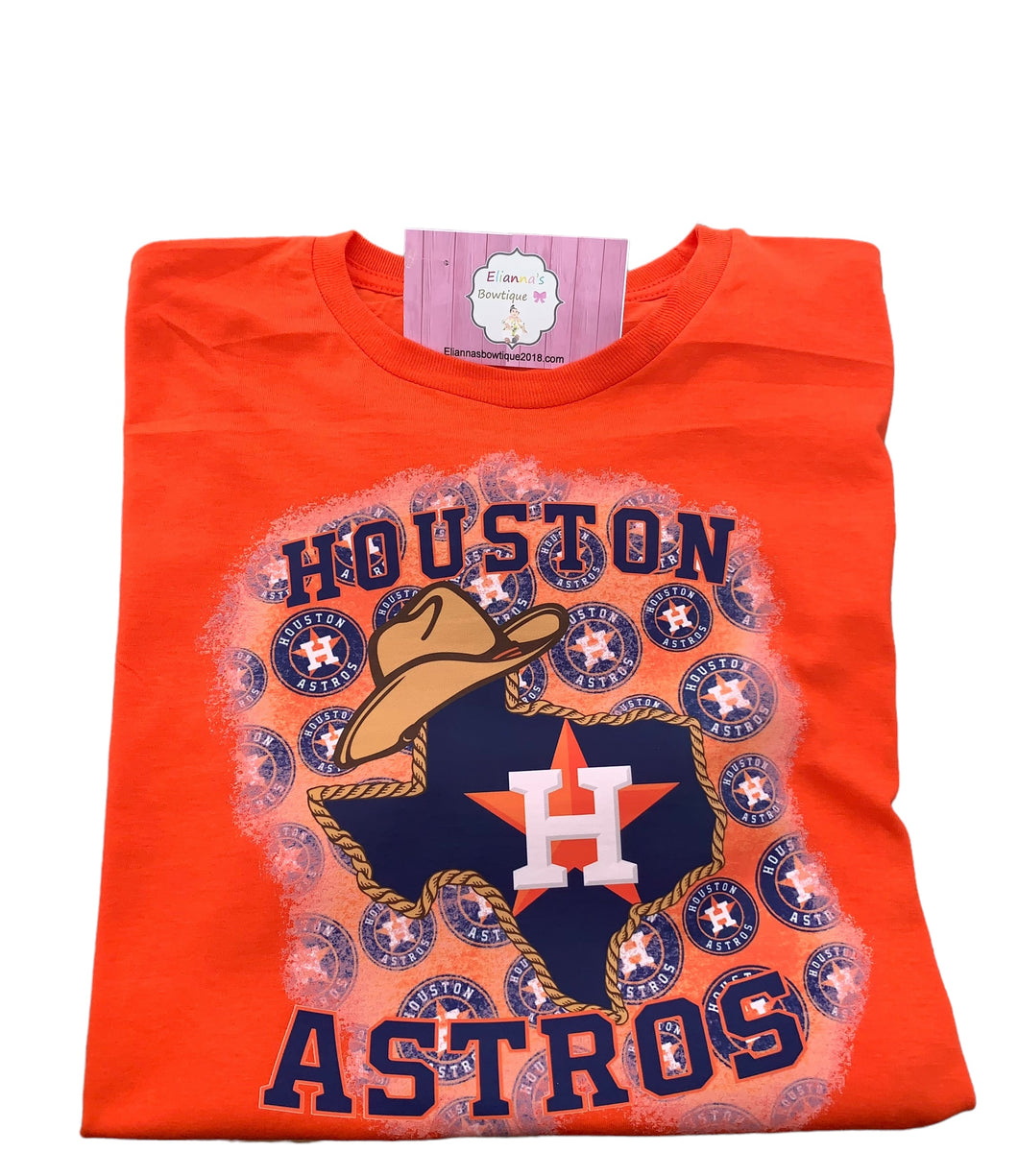 Western astros shirt/ kids /adults / houston astros