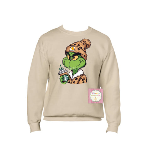 Cheetha grinch sweatshirt /sueter/christmas