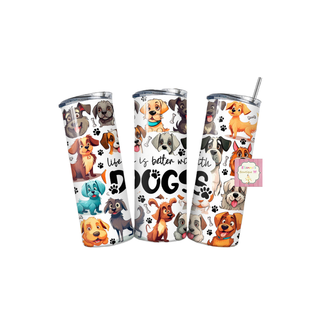 Dogs tumbler cup / vasos/ dog mom