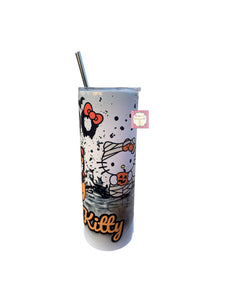 Halloween tumbler cup/ Hello Kitty  / vasos