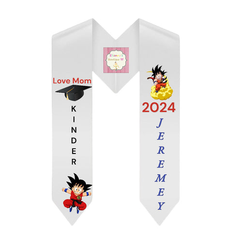 Kids goku Graduation Sash / custom/ 2024