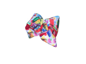 Crayons hair bow/back to school