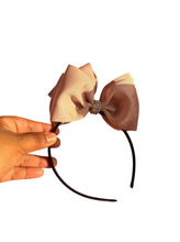 Cargar imagen en el visor de la galería, Kaki headband bow / Diadema - Elianna's Bowtique