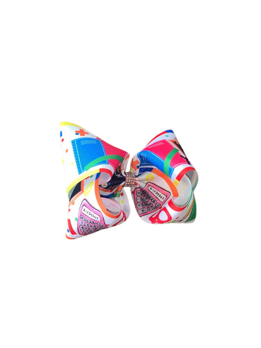 Back to school hair bow/moños