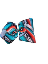 Load image into Gallery viewer, Serape hair bow/western