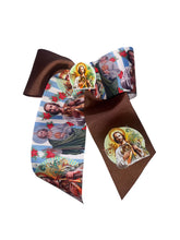 Cargar imagen en el visor de la galería, San Judas Tadeo cheer bow / moños