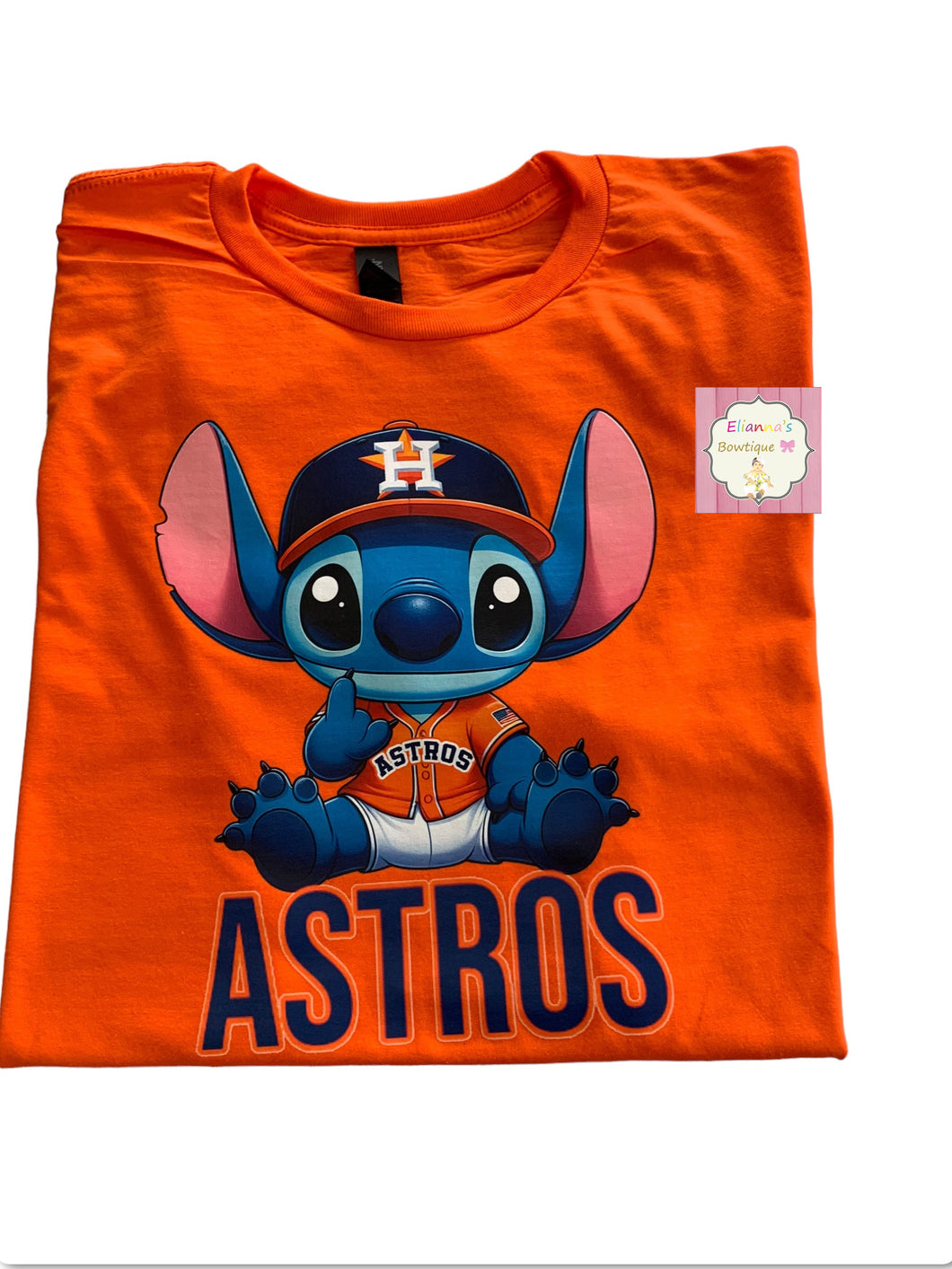 Stitch Astros shirt /stitch/ kids / adult