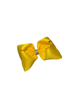 Load image into Gallery viewer, Yellow Solid Hair Bow / moños