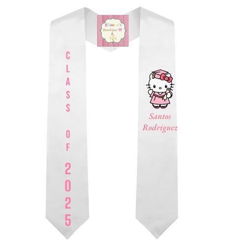 Hello kitty Custom Graduation Sash / custom/ 2025