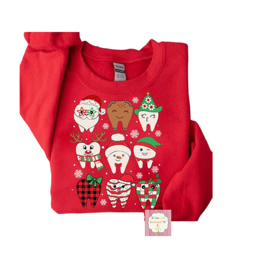 Dentist christmas Crewneck sweatshirt /sueter/christmas