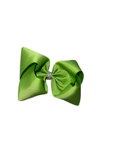 Load image into Gallery viewer, Green Solid Hair Bow / moños