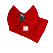 Load image into Gallery viewer, Baby Red Western headwrap /headband