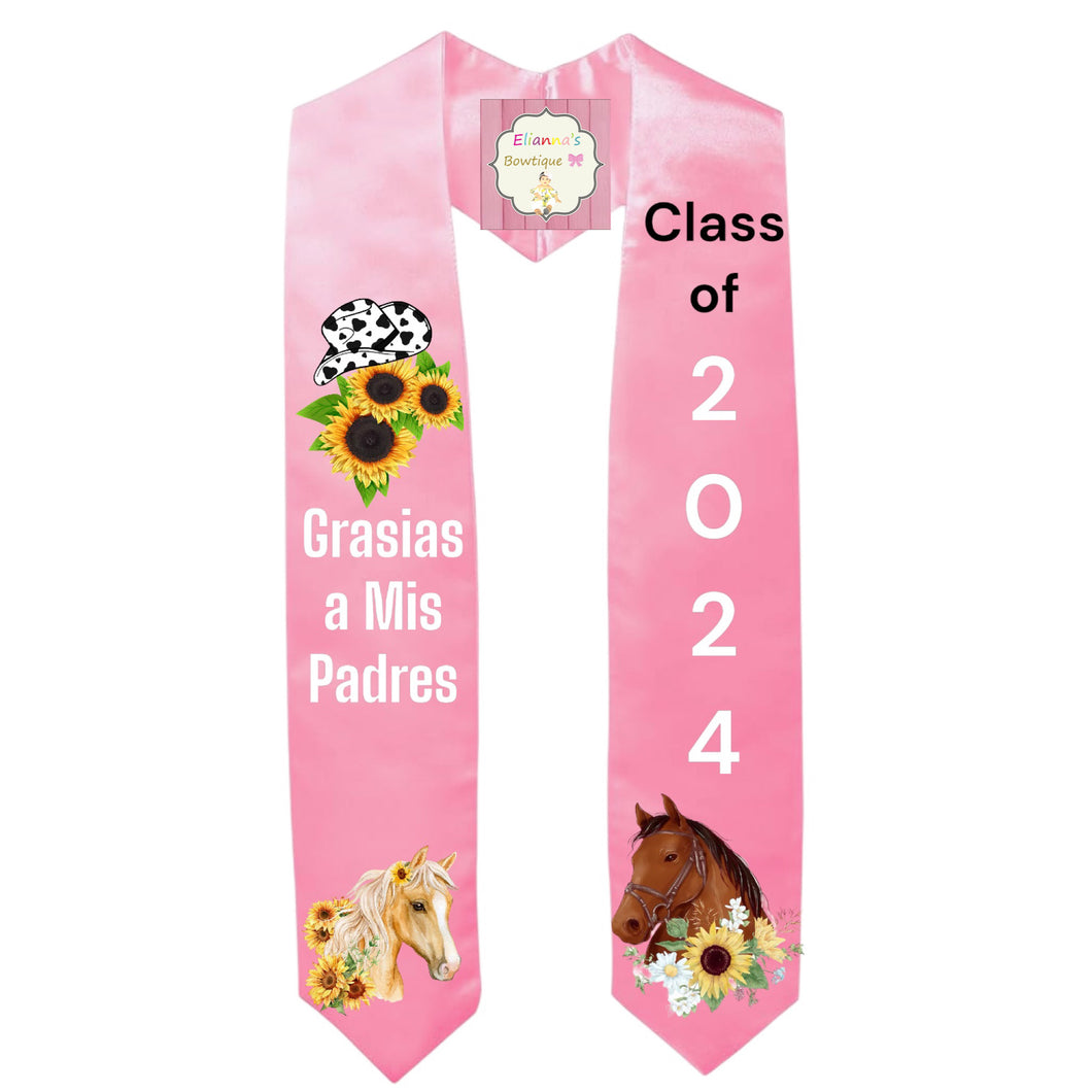 Western Graduation Sash / custom/ 2024