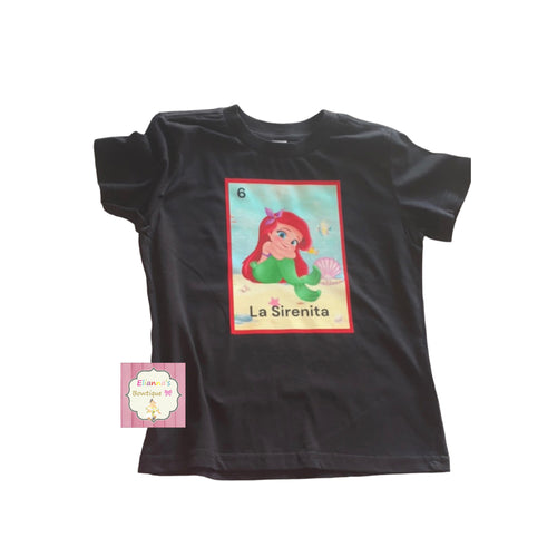 La sirenita shirt/ loteria shirt