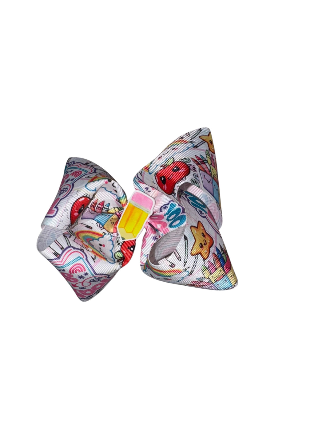 100 days of school hair bow / moño