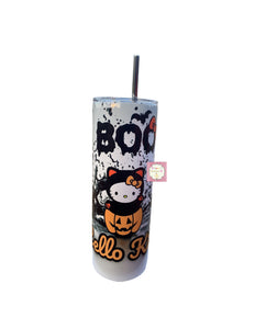 Halloween tumbler cup/ Hello Kitty  / vasos