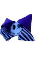 Load image into Gallery viewer, Jack and sally hair bow / Halloween