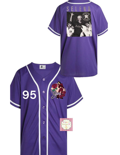 Selena purple Jersey shirt /