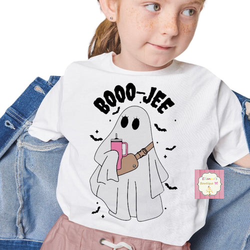 Boojee ghost shirt/halloween/ pink