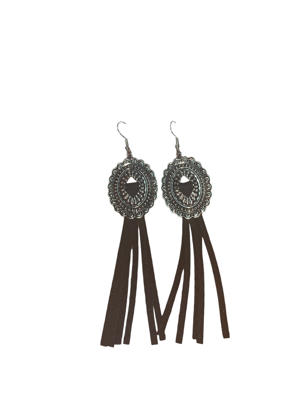 Black western Earrings / aretes