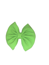 Load image into Gallery viewer, Neon Green baby headwrap/ solid color /verde