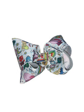 Load image into Gallery viewer, Back to school inside out hair bow/ moños