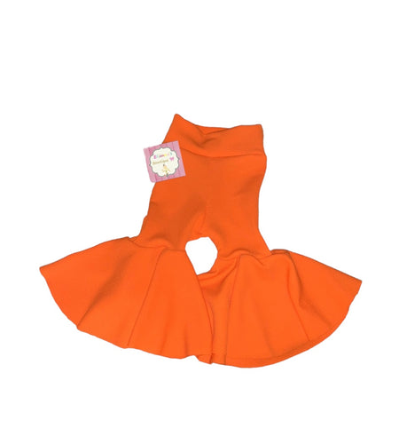 Orange bell bottoms / flare pants