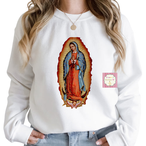 Virgen de Guadalupe Crewneck sweatshirt /sueter