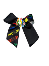 Cargar imagen en el visor de la galería, Back to school cheer bow / moños / crayons
