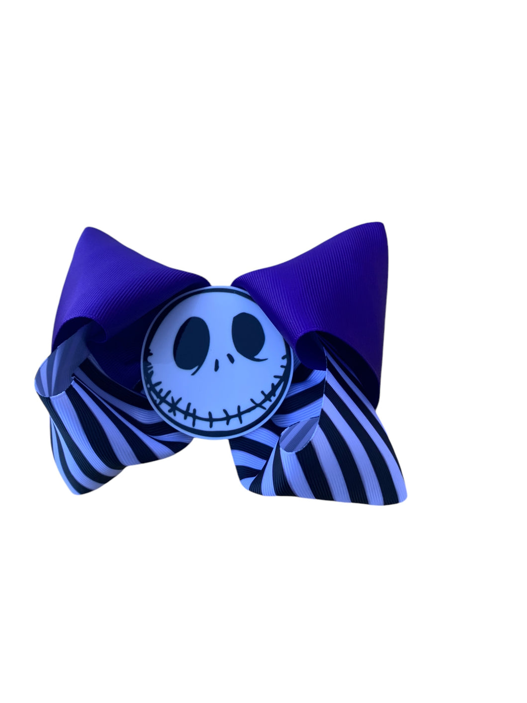 Jack and sally hair bow / Halloween