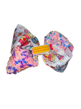 Cargar imagen en el visor de la galería, Back to school hair bow / moño / pencil