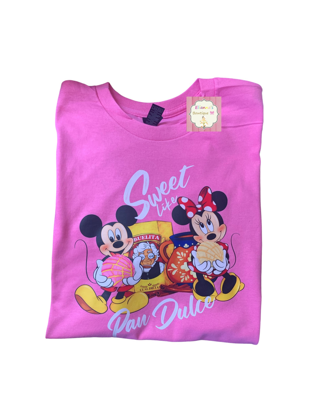 Sweet like pan dulce shirt/ minnie/ conchas