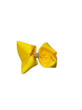 Load image into Gallery viewer, Yellow Solid Hair Bow / moños