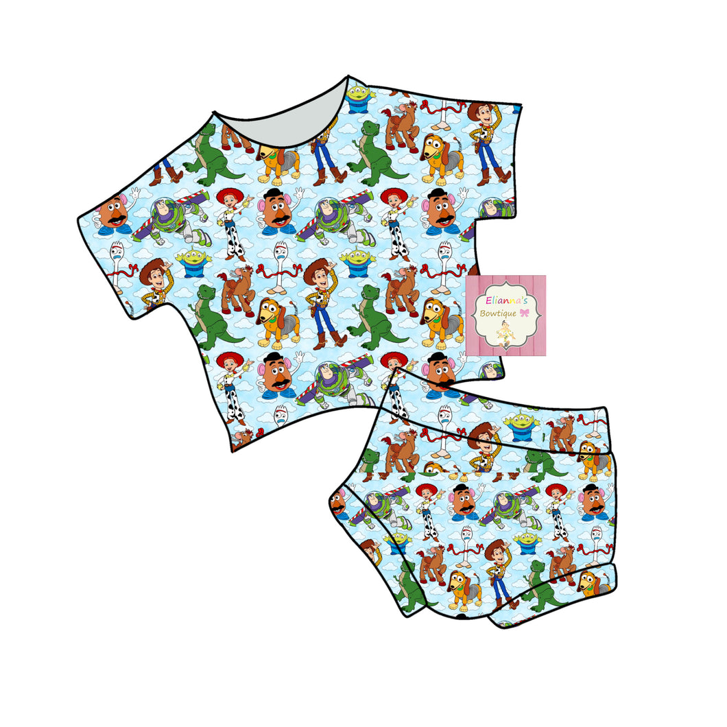 Toy story set Top & bummie/shirt/