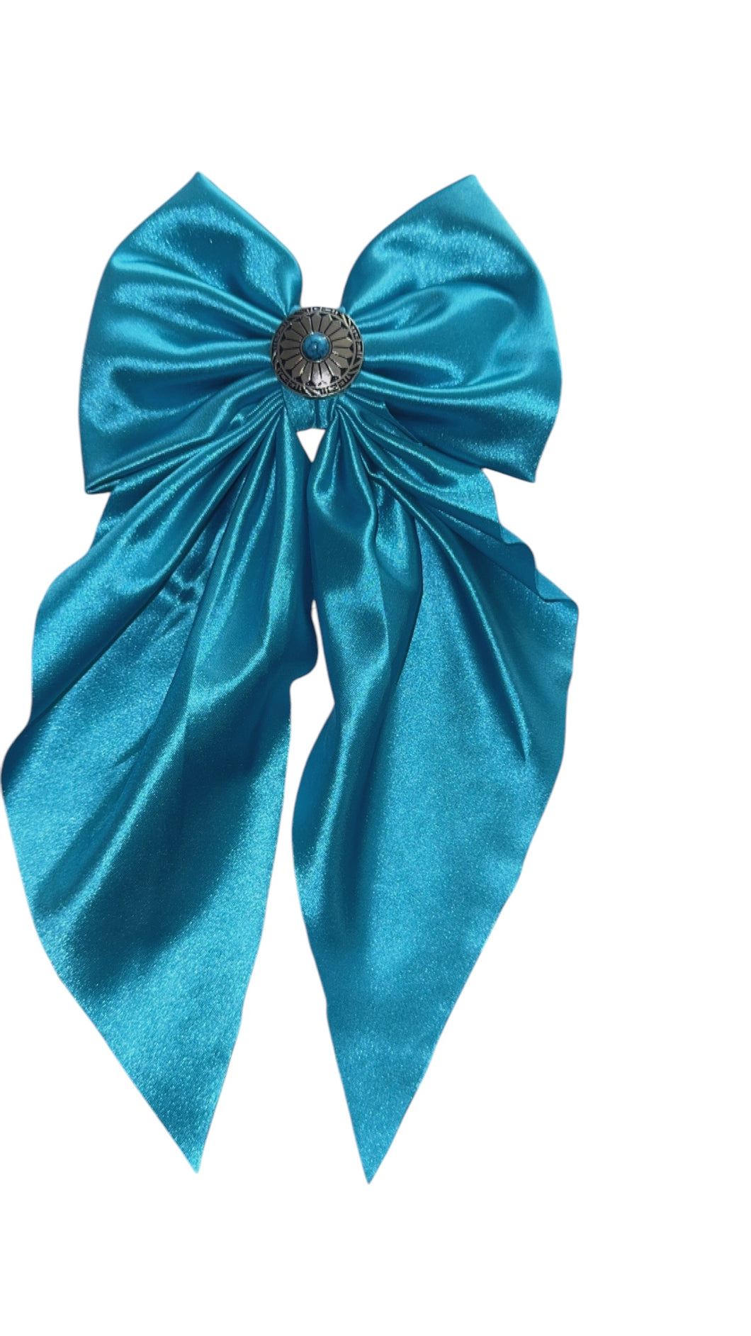 Turquoise Coquette bow / moño coquette / hair bows