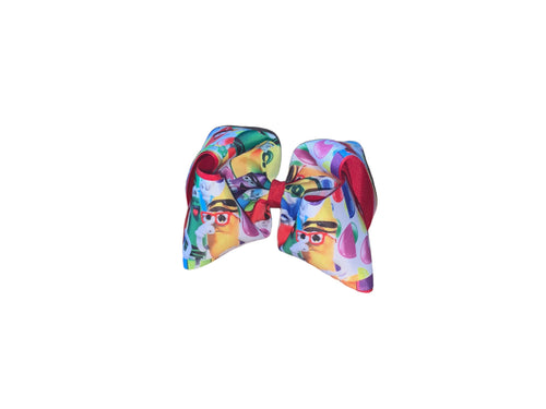 Crayons hair bow/back to school