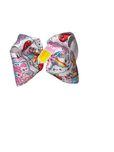 100 days of school hair bow / moño