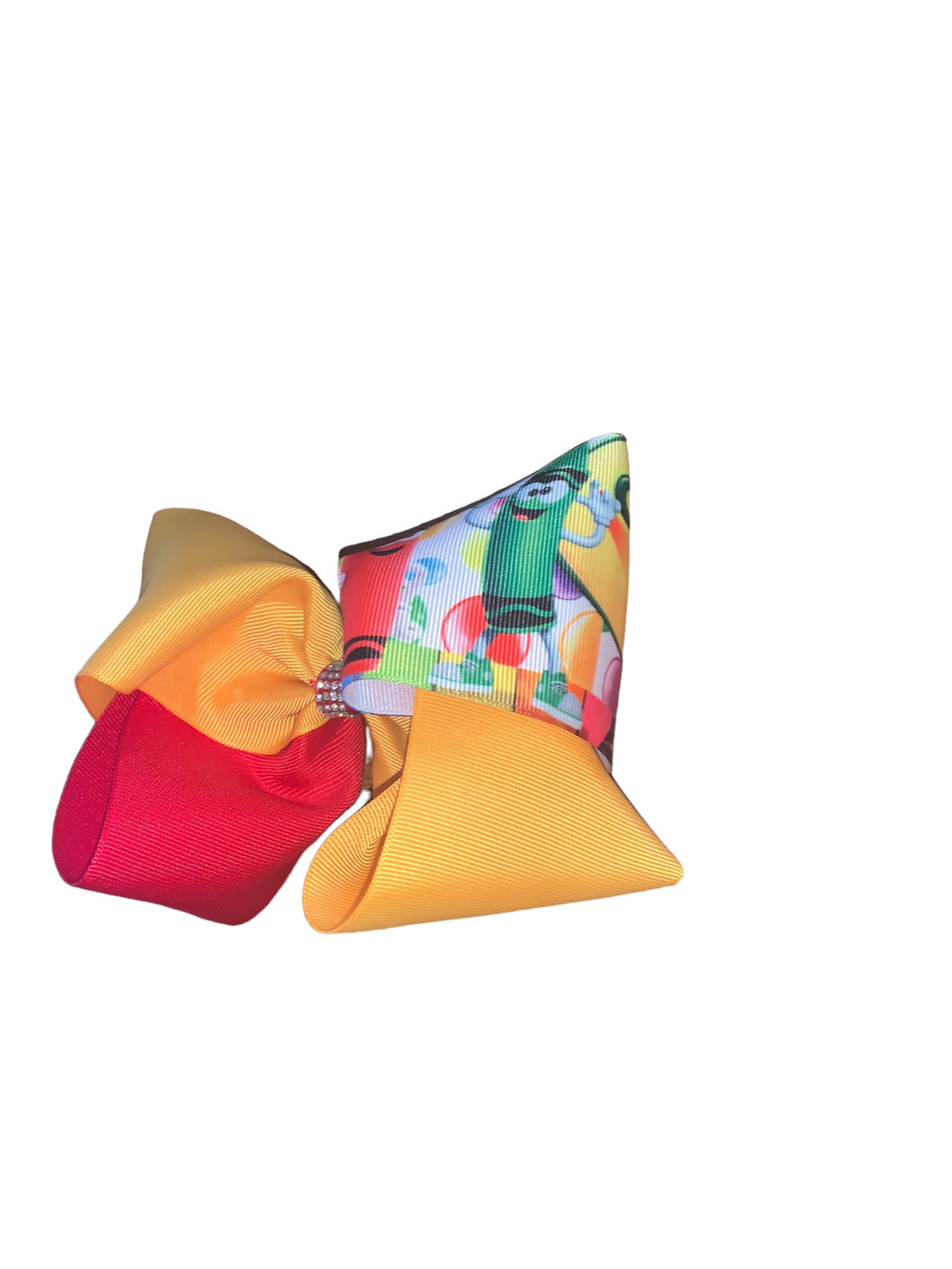 Crayons hair bow/back to school