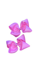 Load image into Gallery viewer, Pink piggy tails set/ chongitos / solid color