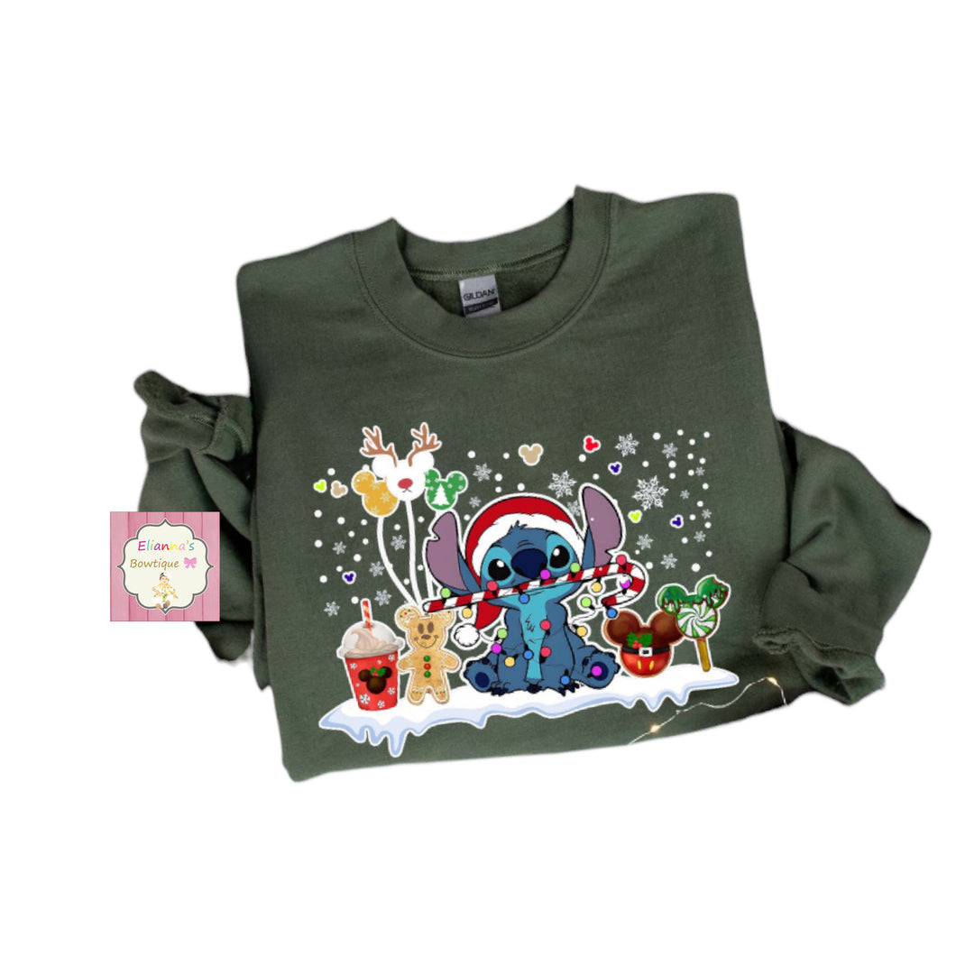 Stich Crewneck sweatshirt /sueter/christmas