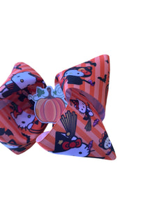 Hello kitty hair bow / Halloween