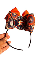 Cargar imagen en el visor de la galería, Houston Astros headband bow / Diadema