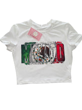 Cargar imagen en el visor de la galería, Mexico Crop Top /Matching Shirt