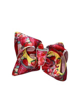 Cargar imagen en el visor de la galería, Fresas Con Crema hair bow / moños / - Elianna's Bowtique