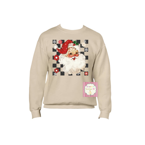 Christmas  Crewneck sweatshirt /sueter/christmas/ santa claus/retro