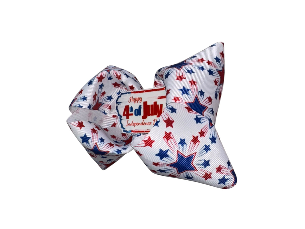 4th Of July Hair bow / moños