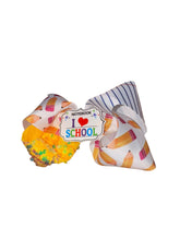 Load image into Gallery viewer, Back to school hair bow /composition notebook