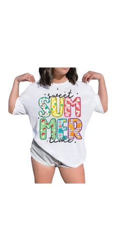 Summer shirt/ kids /adult/fruit