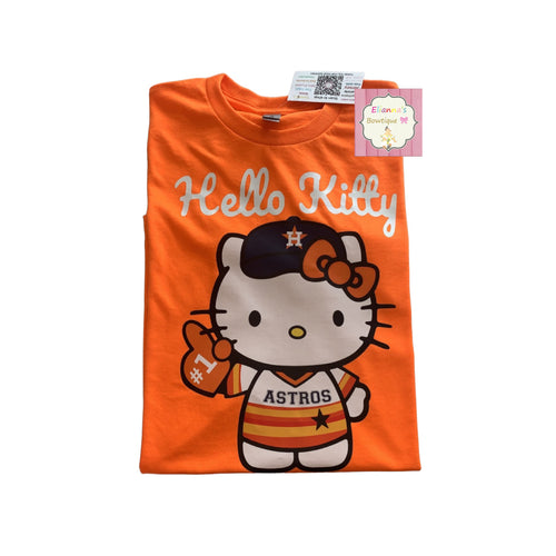 Astros shirt/ hello kitty